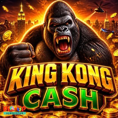 Eksklyuziv o‘yin «King Kong Cash» — kvadrat rasm