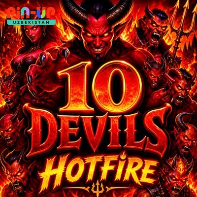 Mashhur slot «10 Devils Hotfire» — grid element